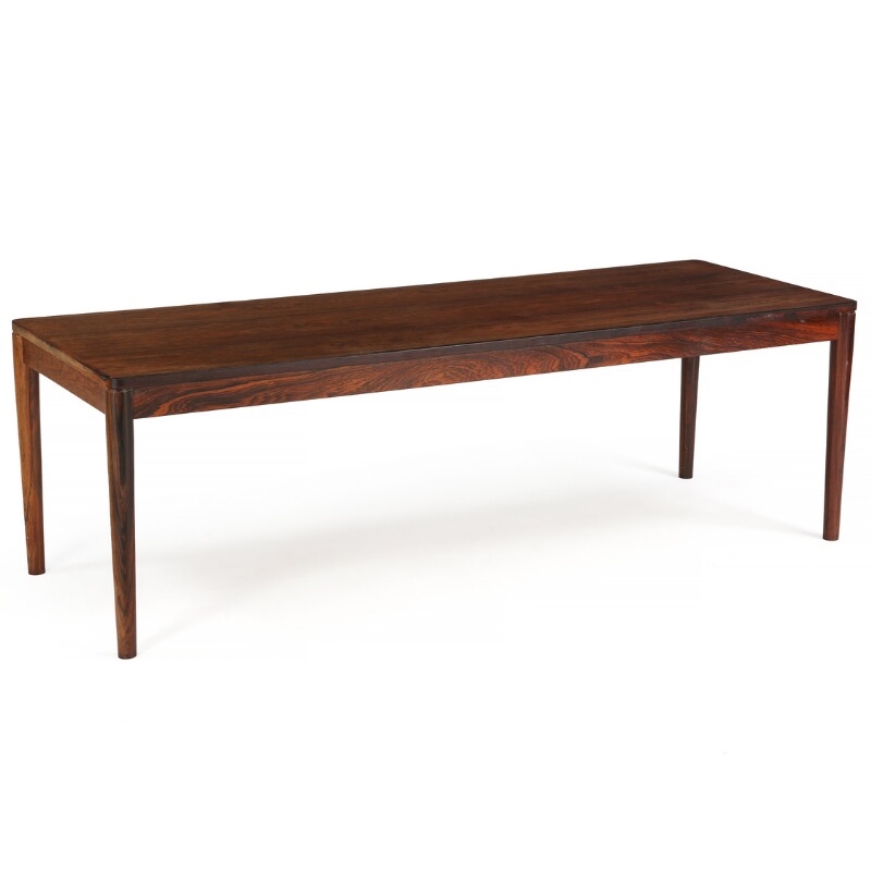 Artwork by Trioh Denmark, Rectangular coffee table of rosewood, Made of rosewood