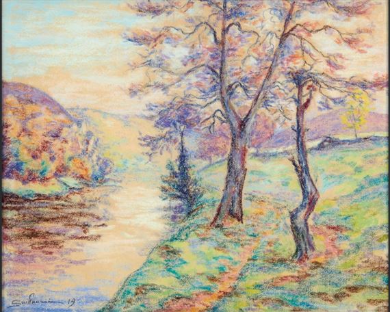 Paysage de Crozant by Armand Guillaumin, 1919