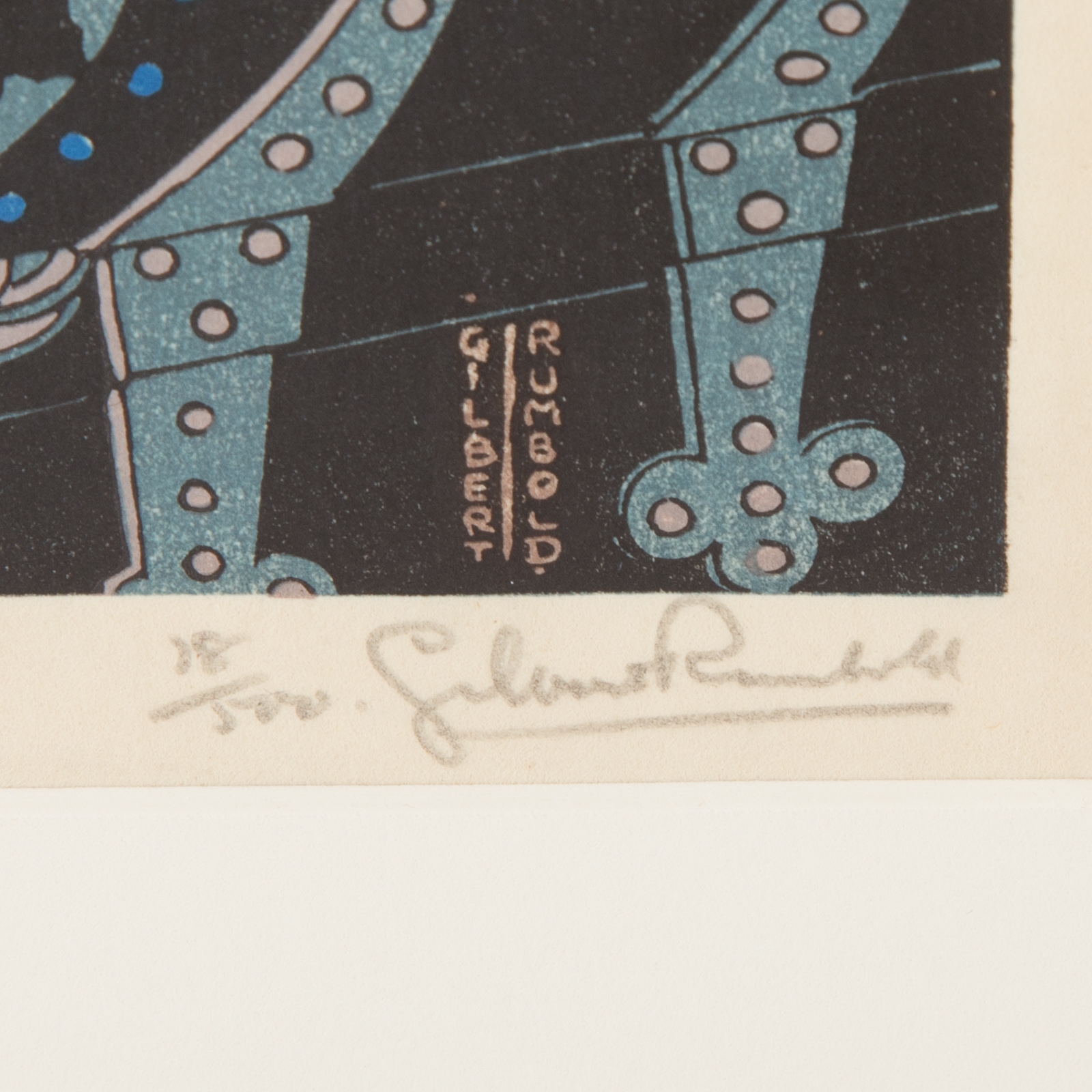 Gilbert Rumbold Gilbert Rumbold. Two Framed Color Woodcuts MutualArt