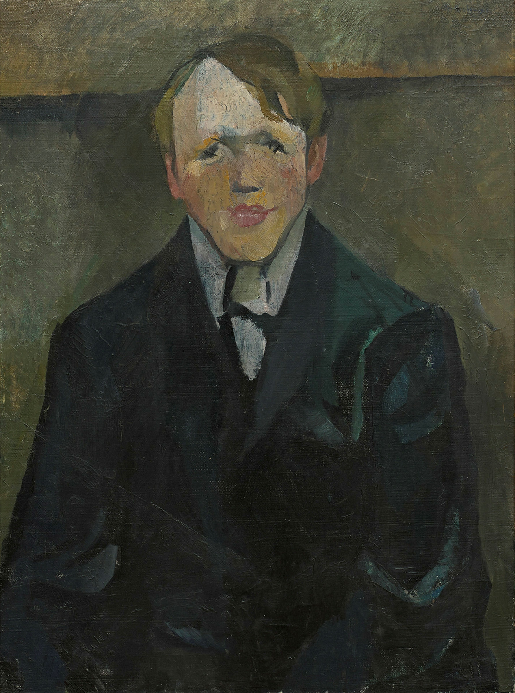 Portrett av maleren Otto Johansen by Per Krohg, 1912