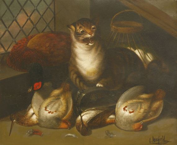 CAUGHT IN A TRAP by Edward Armfield