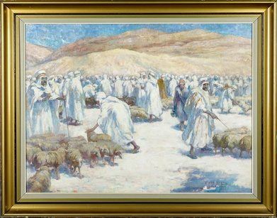 Marché aux Moutons à Bou Saâda by Antoine Daens