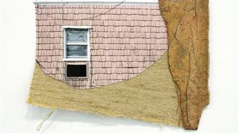 Amanda C. Mathis: Collage Dwellings - Lesley Heller