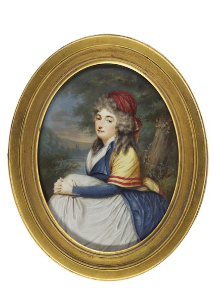 PORTRAIT OF A LADY, CIRCA 1795 by Charles Hénard