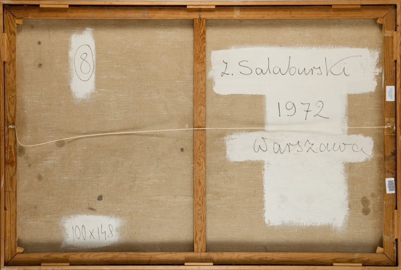 Artwork by Zdzislaw Salaburski, Composition, Made of mixed/canvas