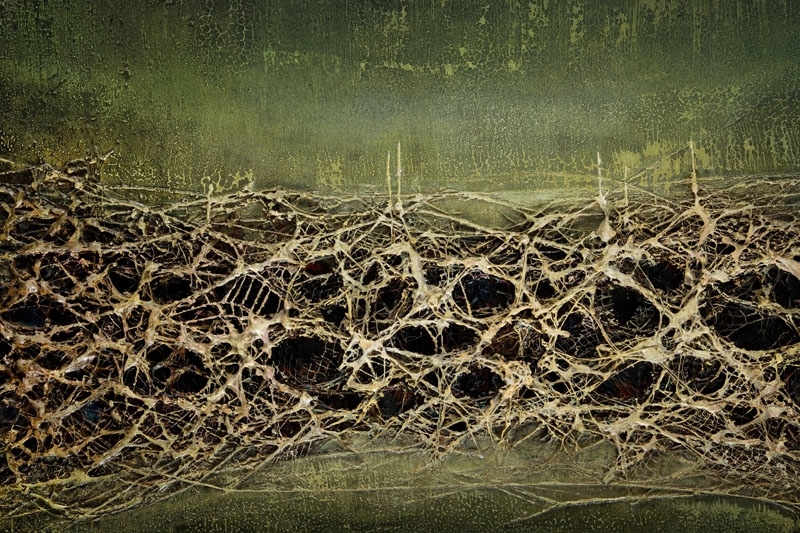 Artwork by Zdzislaw Salaburski, Composition, Made of mixed/canvas