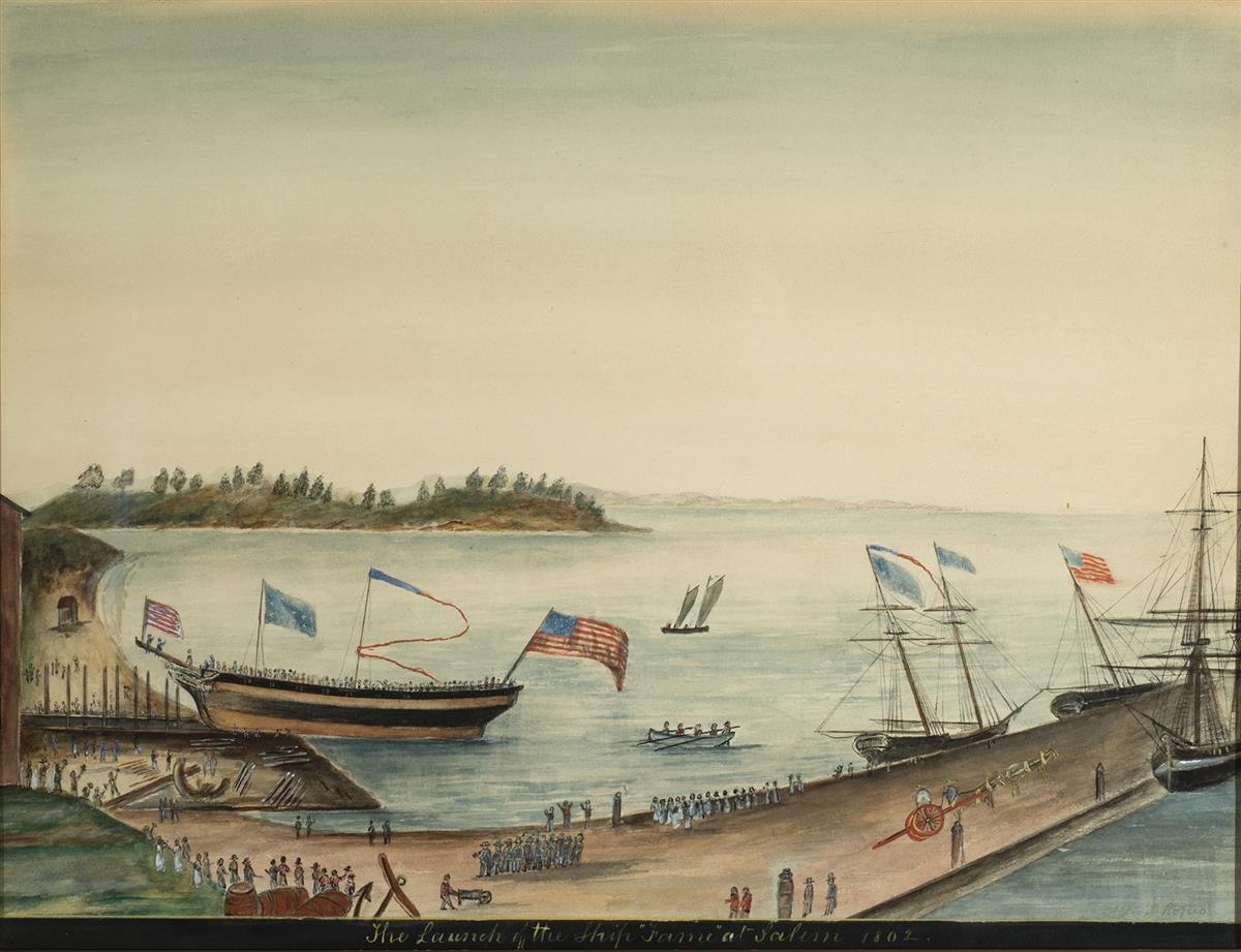 George Ropes | Launch of the Ship Fame | MutualArt