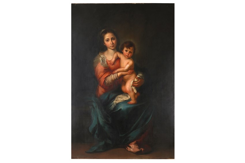 Bartolomé Estebán‏ Murillo | Madonna and child | MutualArt