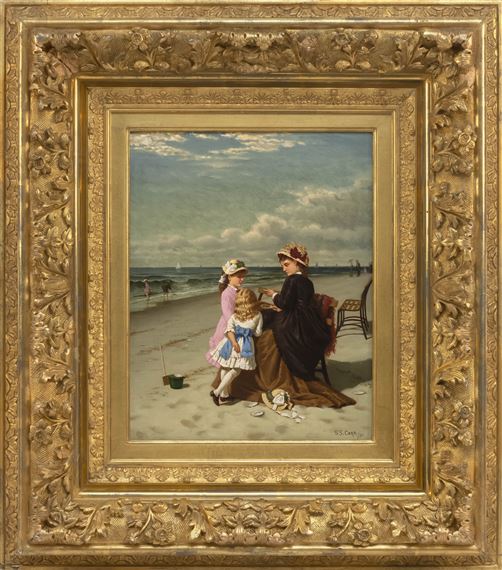 By the Seaside, 1881" by Samuel S. Carr, 1881