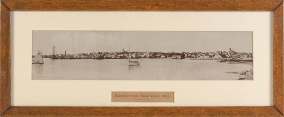 Nantucket from Brant Point, 1895" by Henry Sherman Wyer, 1895