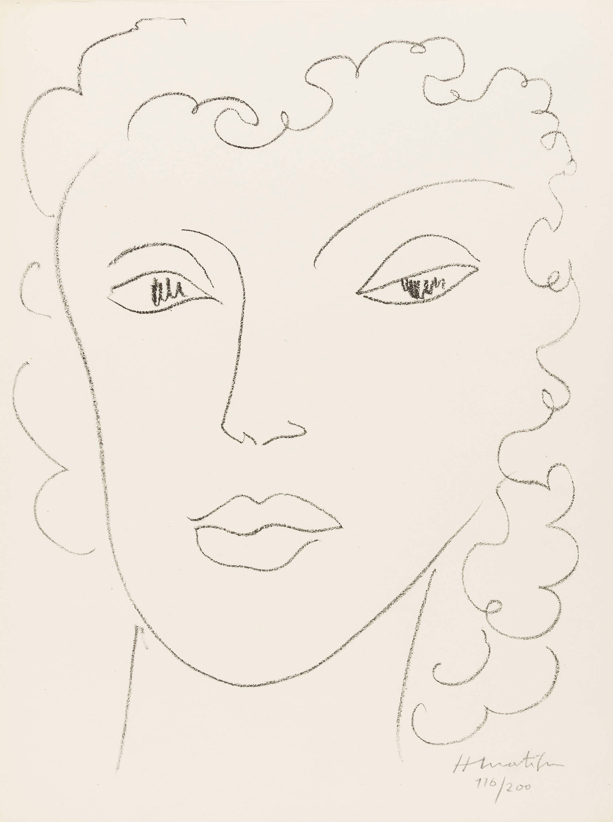 Матисс портрет женский рисунки