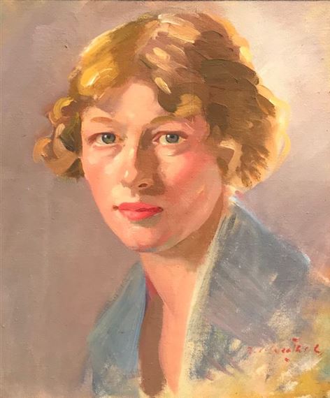Richard Creed Weatherby | Portrait of an Unknown Girl | MutualArt