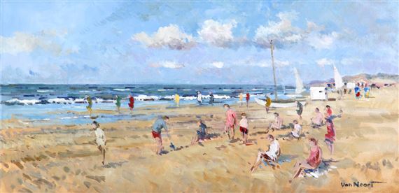 Animated Zandvoort Beach View by Arie C. Van Noort
