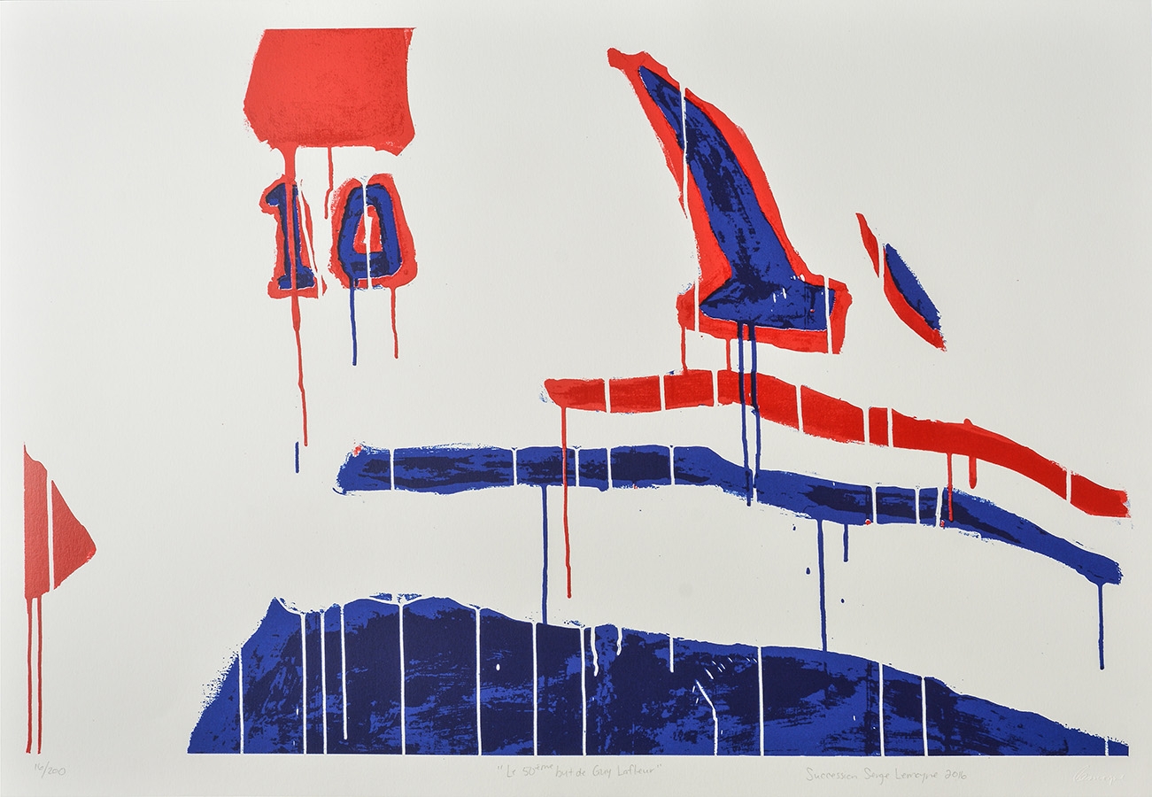 Lemoyne Serge Le 50ème but de Guy Lafleur (2016) MutualArt