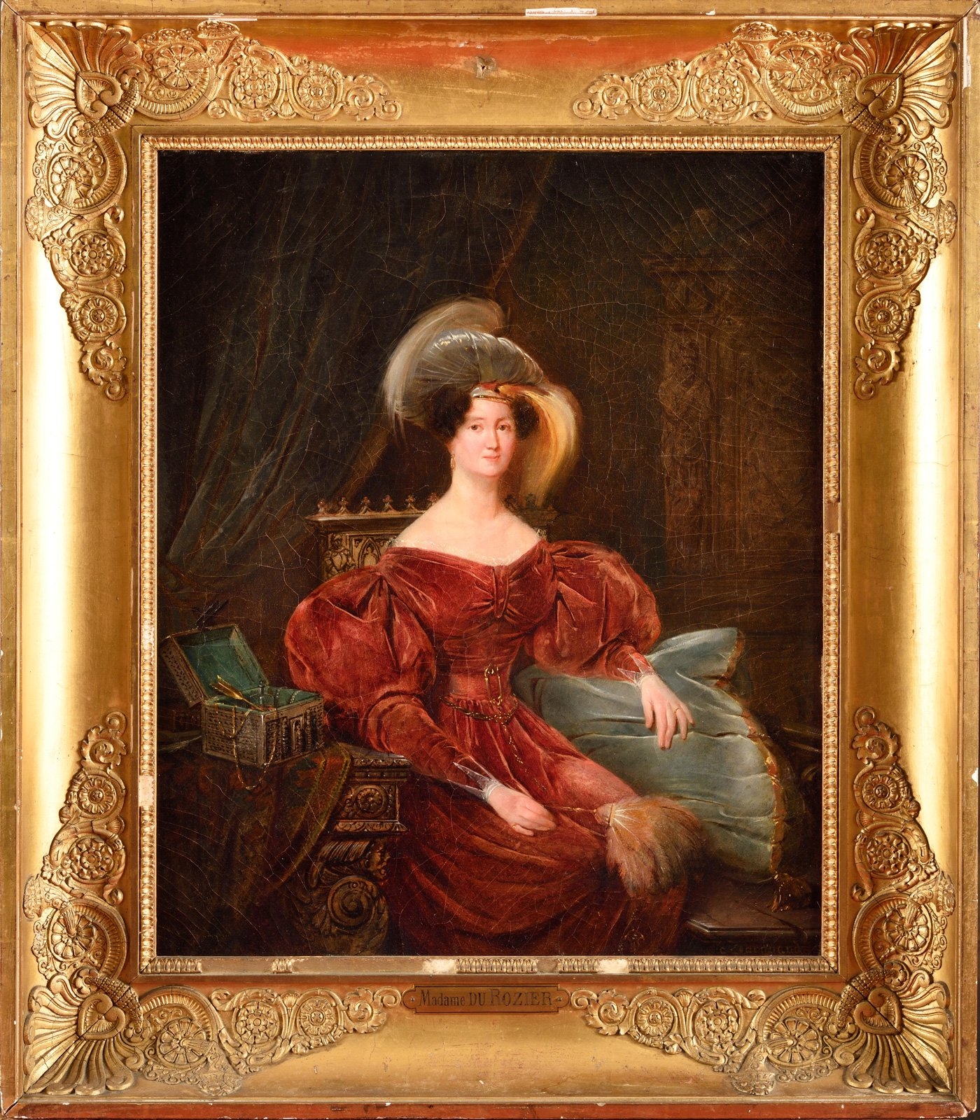 Claudius Jacquand | PORTRAIT DE MADAME DU ROZIER | MutualArt