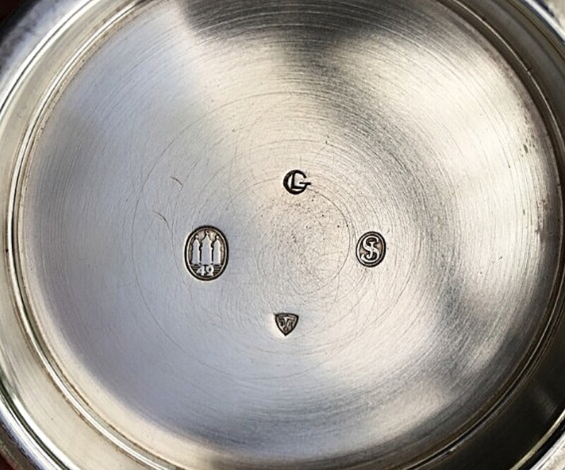 Artwork by Grann & Laglye, Grann & Laglye jug of silver with handle of bakelite, Made of silver