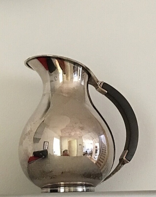 Artwork by Grann & Laglye, Grann & Laglye jug of silver with handle of bakelite, Made of silver