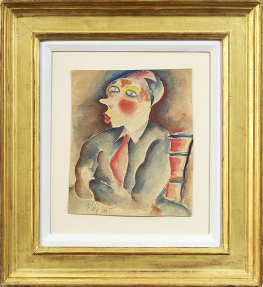 Portrait of Vera Sahle by Marcel Ronay, 1929