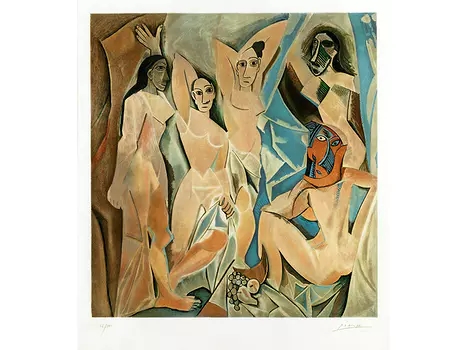 LES DEMOISELLES D'AVIGNON by Pablo Picasso