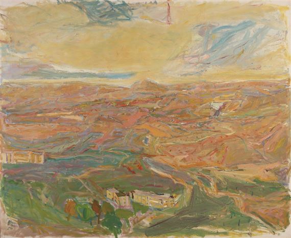 Landscape by Eliahu Gat, 1982