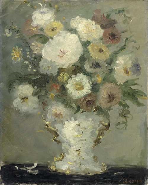 Dietz Edzard | Still life of flowers (1945) | MutualArt
