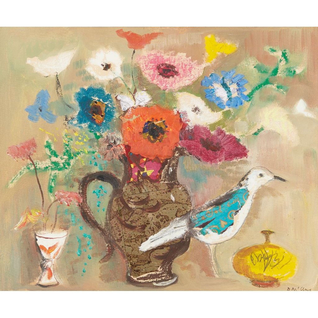 McClure David GOLDEN VASE WITH BIRD (1993) MutualArt