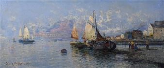 SCHIFFE IM HAFEN - J. V. Helger