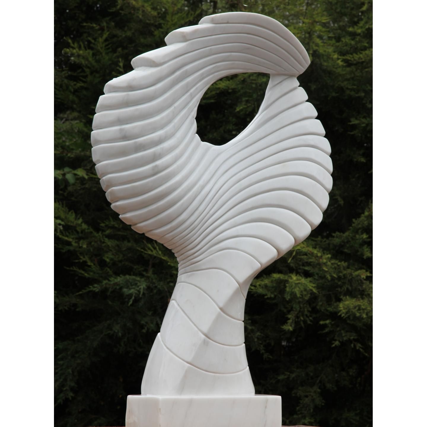 Artwork by Jin Hongjun, SHELL-LIKE, Made of Marble