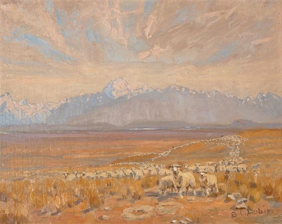 Across the Foothills, MacKenzie Country New Zealand by Beatrix Dobie