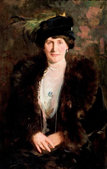 Retrato de dama by Emilio Sala y Francés, 1910