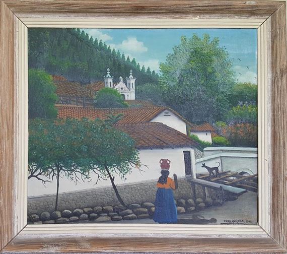 Woman with Jug in Honduras by Jose Antonio Velasquez, 1956