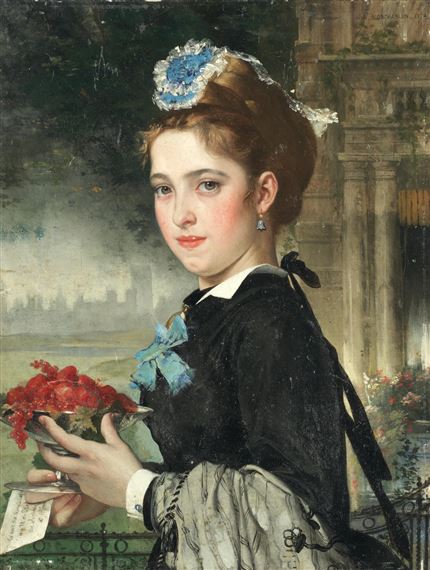 A social call by Alphonse Monchablon, 1873