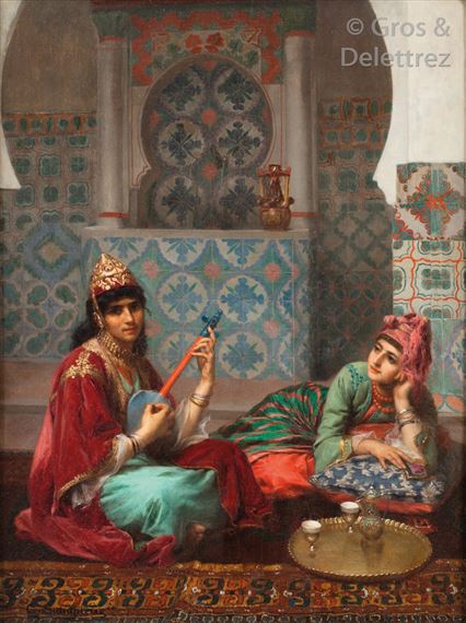 Le concert by Gaston Casimir Saint-Pierre