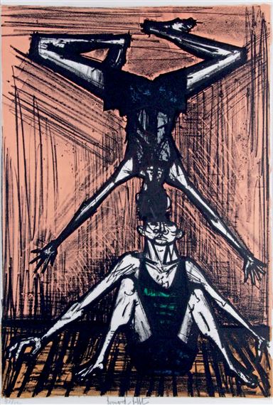 Bernard Buffet | LES PONTS SUR LA SEINE (portfolio of 6) (1968 
