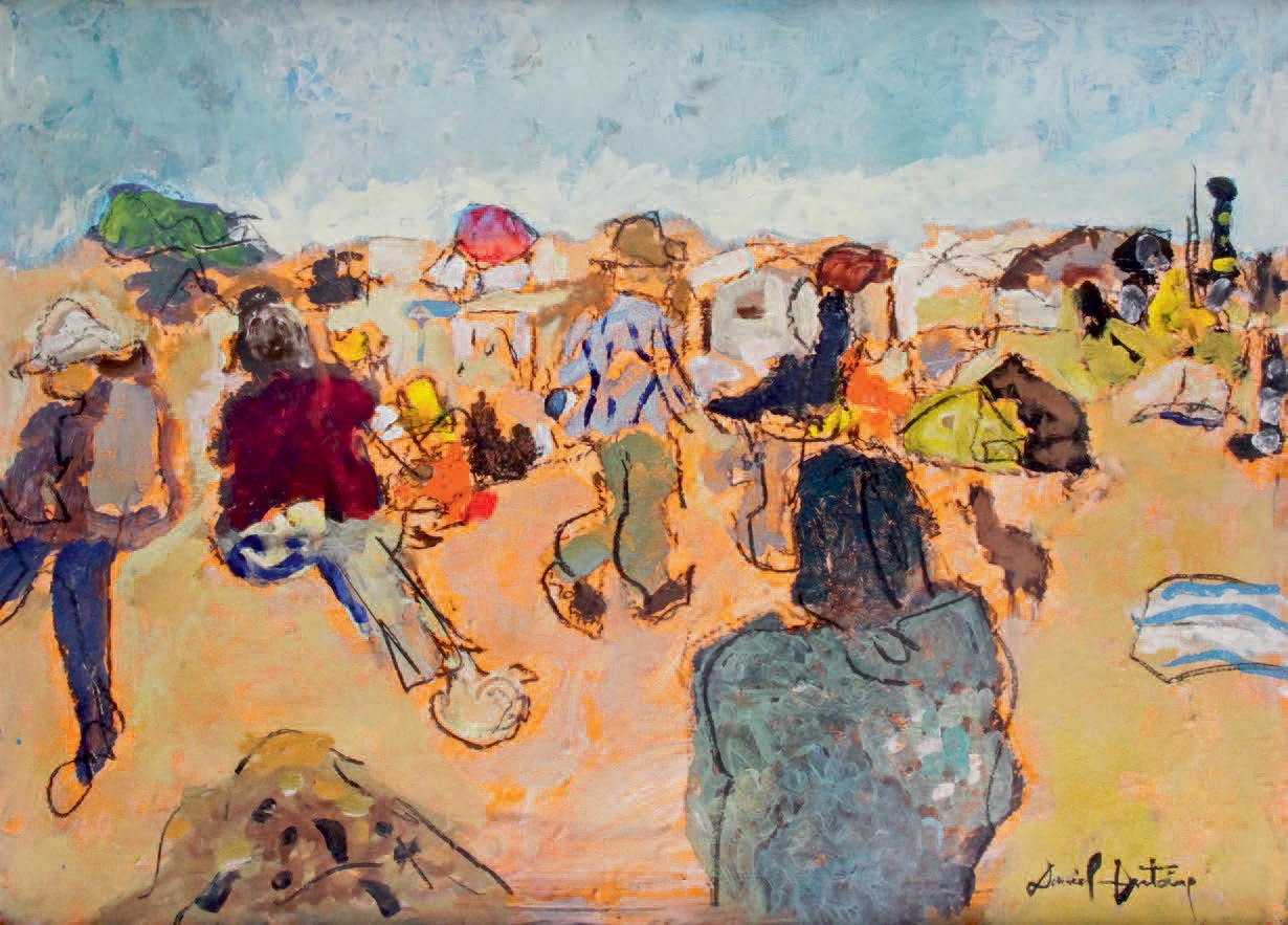 Artwork by Daniel-Antoine , Balade a Pompéi, Made of Acrylic on canvas