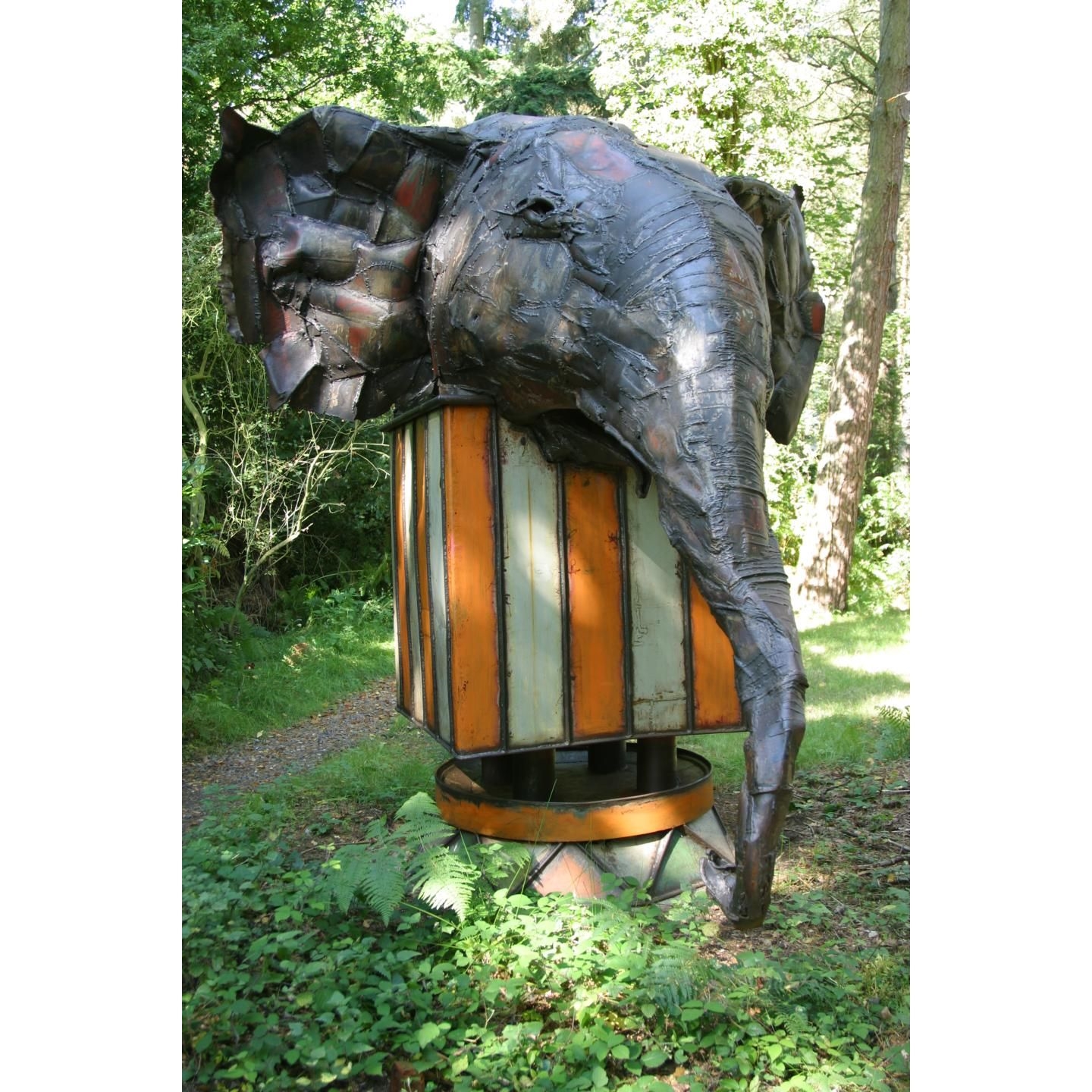 Artwork by Jim Unsworth, Another Surprise for Fabricius Luscinus, Made of Forged and welded steel