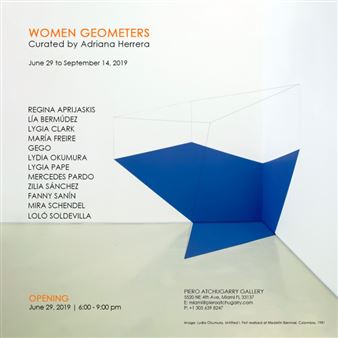 Women Geometers - Piero Atchugarry Gallery, Garzón