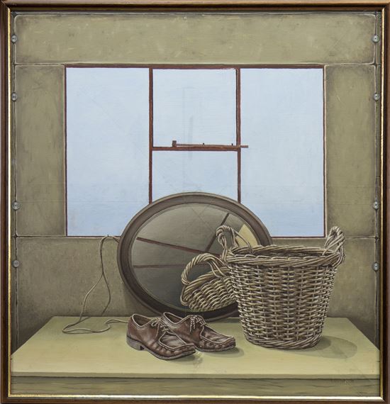 David Coster | STILL LIFE WITH CHINESE SCROLL AND CERAMICS (1978 ...