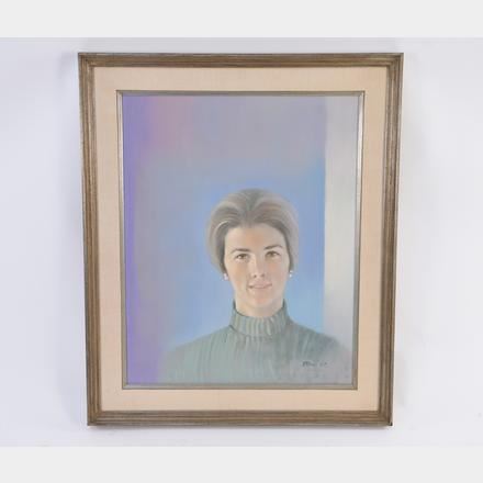 Female portrait by Robert R. Bliss, 1967