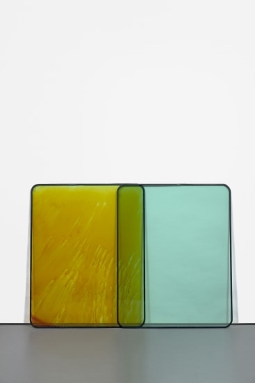 Artwork by Daniel Turner, Untitled Pylamyra (4/16/12), Made of UV Solax glass, rubber, camphophenique, and iodine, in 2 parts