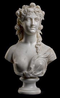 BUST OF FLORA - V. Franceschi