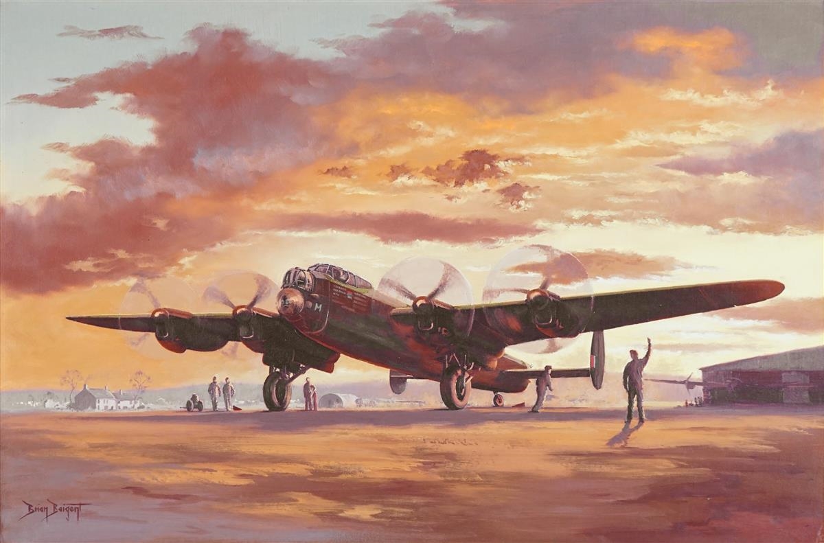 Brian Baigent | Night Mission Lancaster B111 | MutualArt