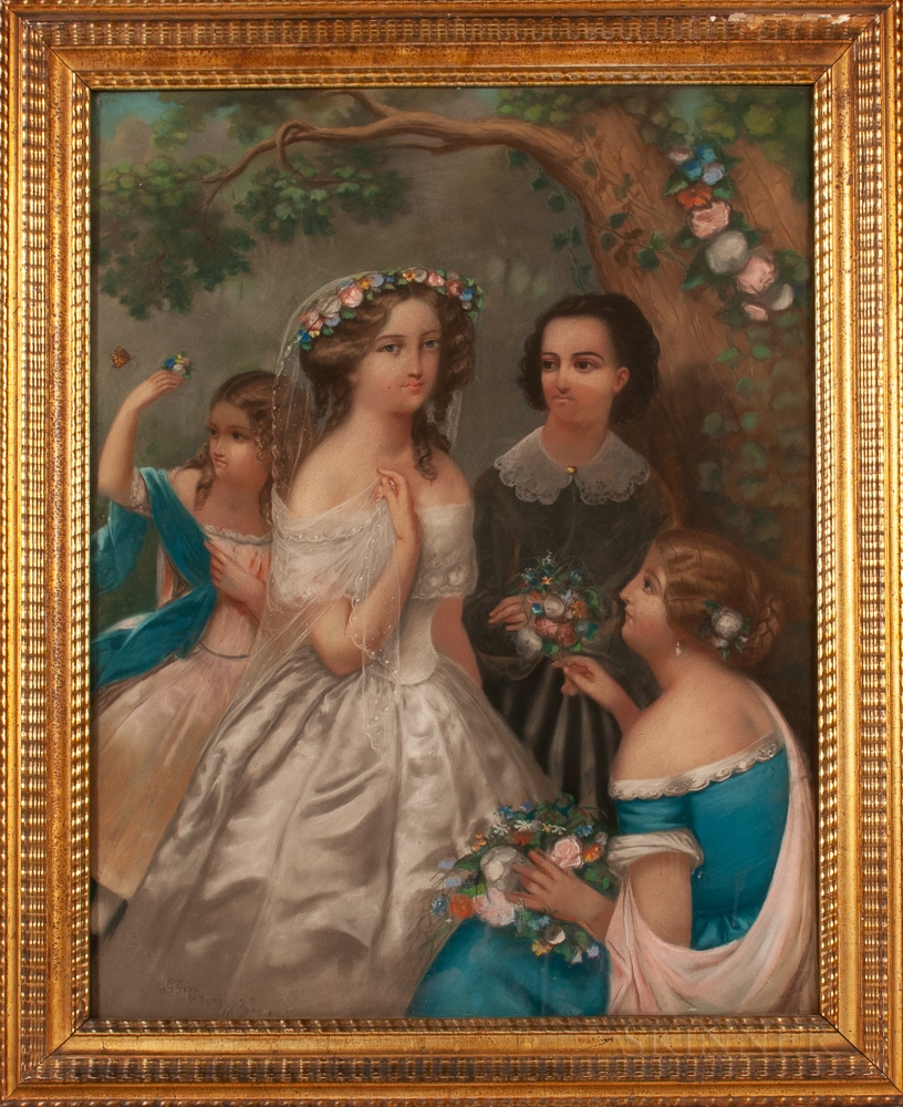 George G. Fish | The Wedding Day (1857) | MutualArt