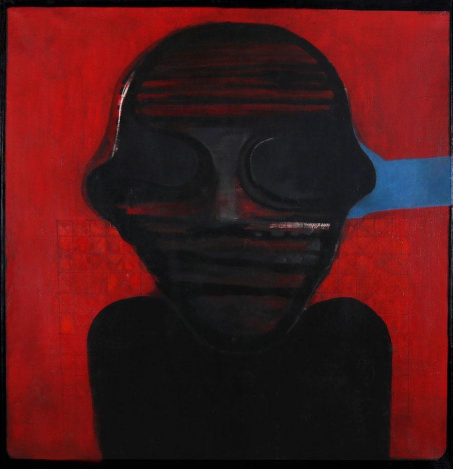 Artwork by Rómulo Macció, PERSONAJE, Made of Oil on canvas