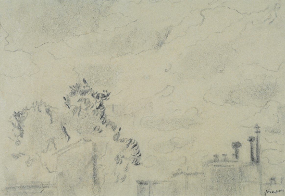 Artwork by Filippo de Pisis, TETTI, Made of Pencil on paper