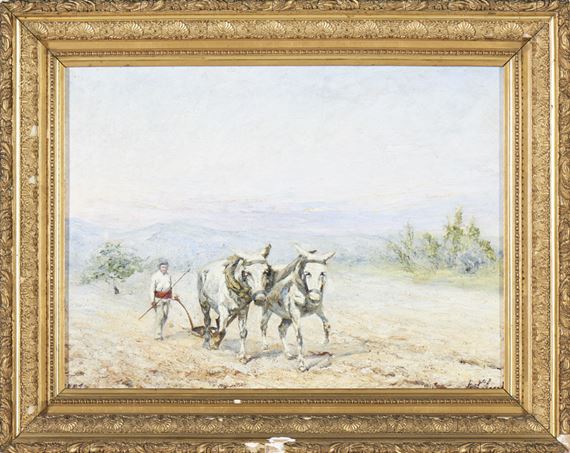 O lavrador by António Manuel da Saúde, 1901