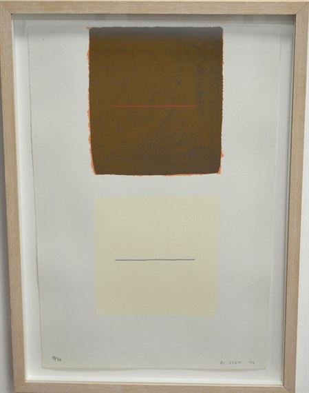 Blue and White Related by William Scott, 1972