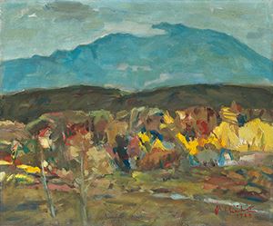 Landscape by Oh Chi-Ho, 1968