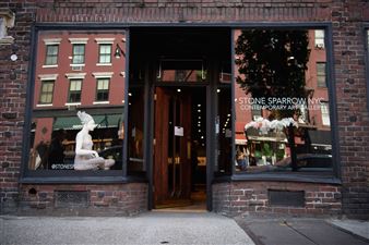 A Stone Sparrow Descends on New York City