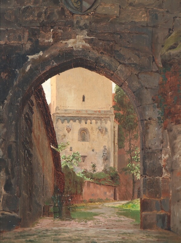 Niels Anders Bredal | Ravello's town gate (1858) | MutualArt